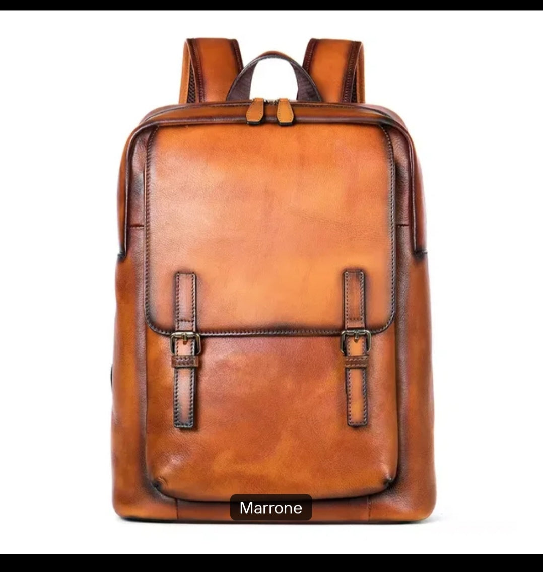 Zaino Uomo in Vera Pelle “2247” – Vintage Heritage Premium